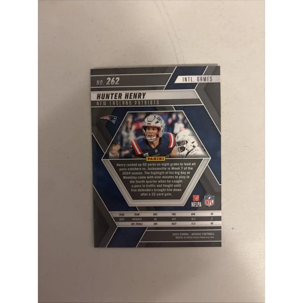 New England Patriots Card Lot of 3 – Hunter Henry & Will Campbell – NFL Football